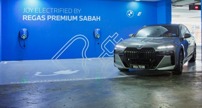 Regas Premium BMW EV charging point
