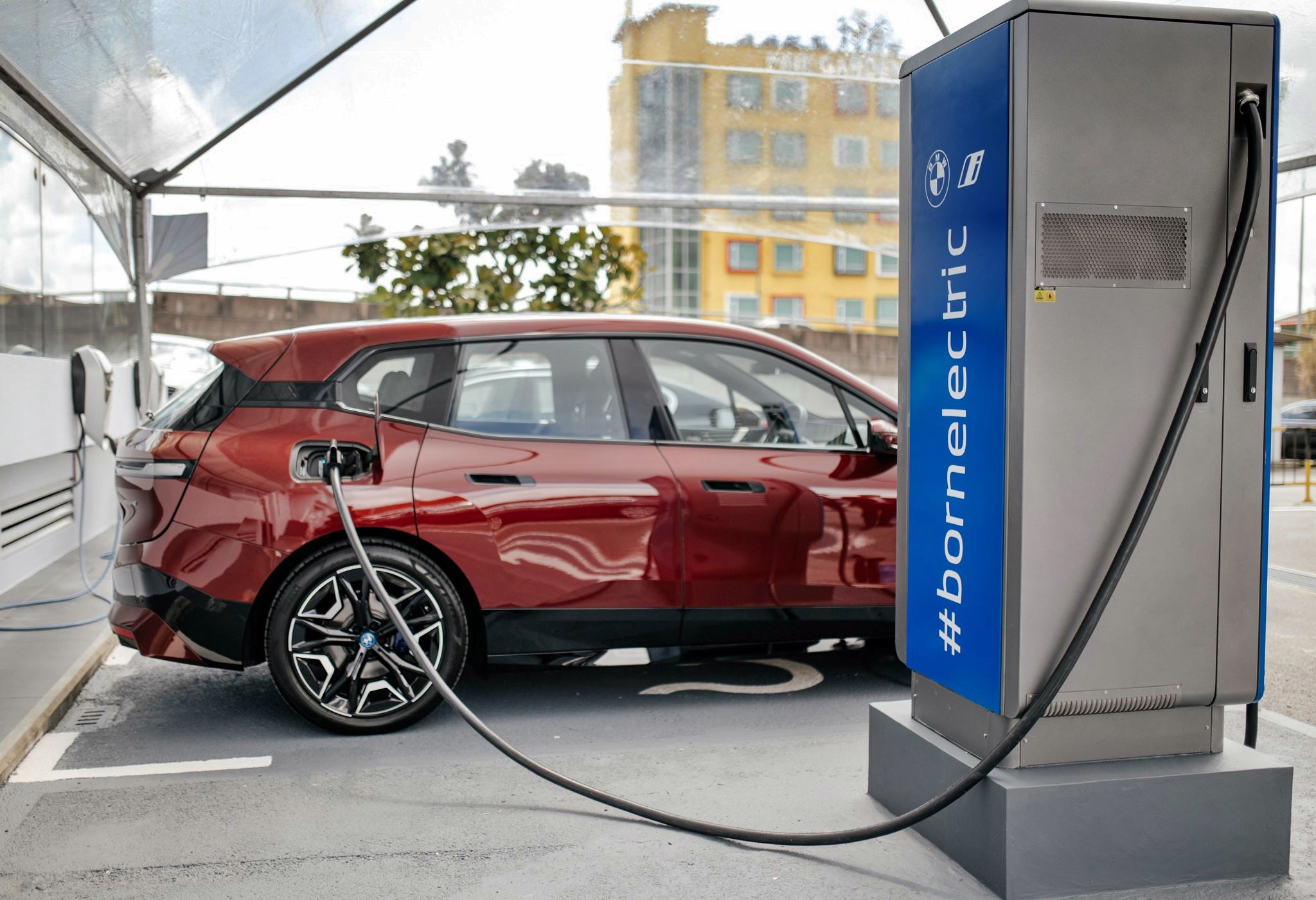 BMW i EV charging station