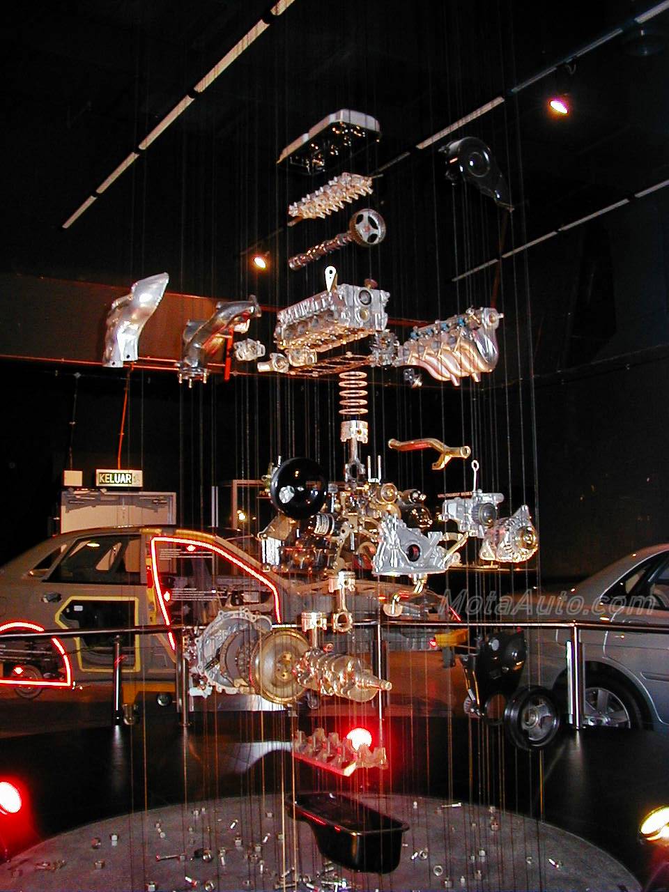 Proton Waja 4G18 engine [2002] at National Science Centre