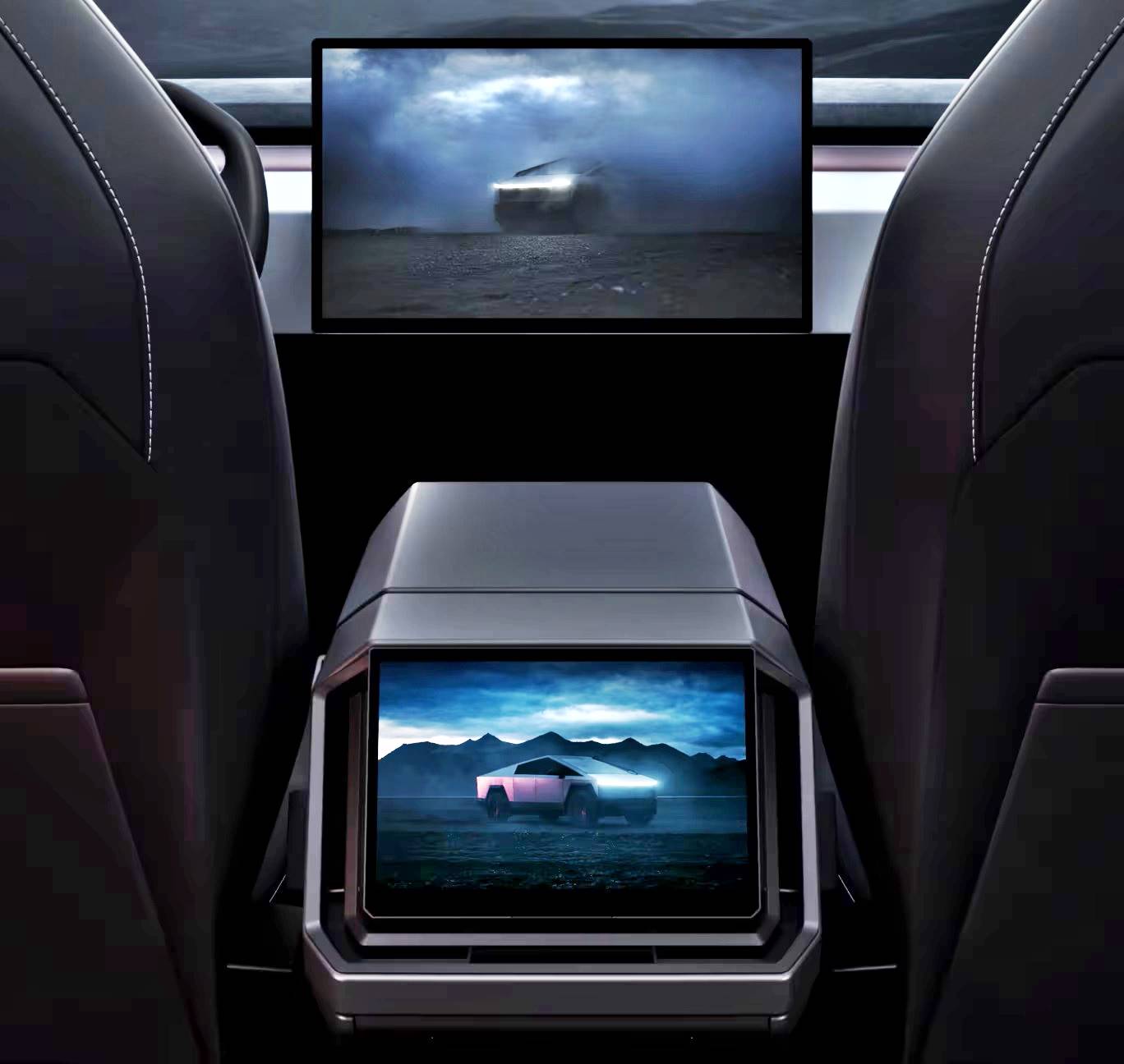 Interior of Tesla Cybrtruck EV [2023]