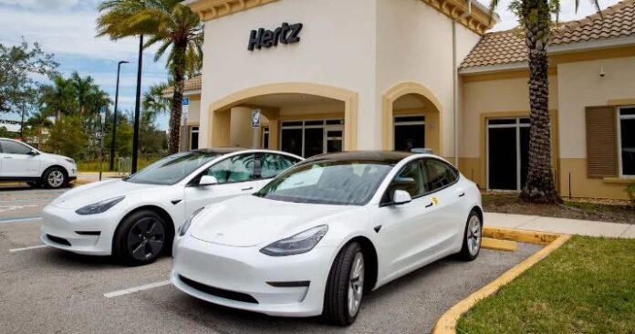 Hertz and Tesla EV