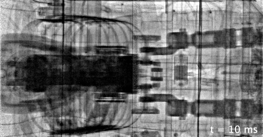 Mercedes-Benz crash test X-ray