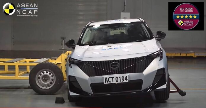 GAC GS3 EMZOOM ASEAN NCAP test [2024]