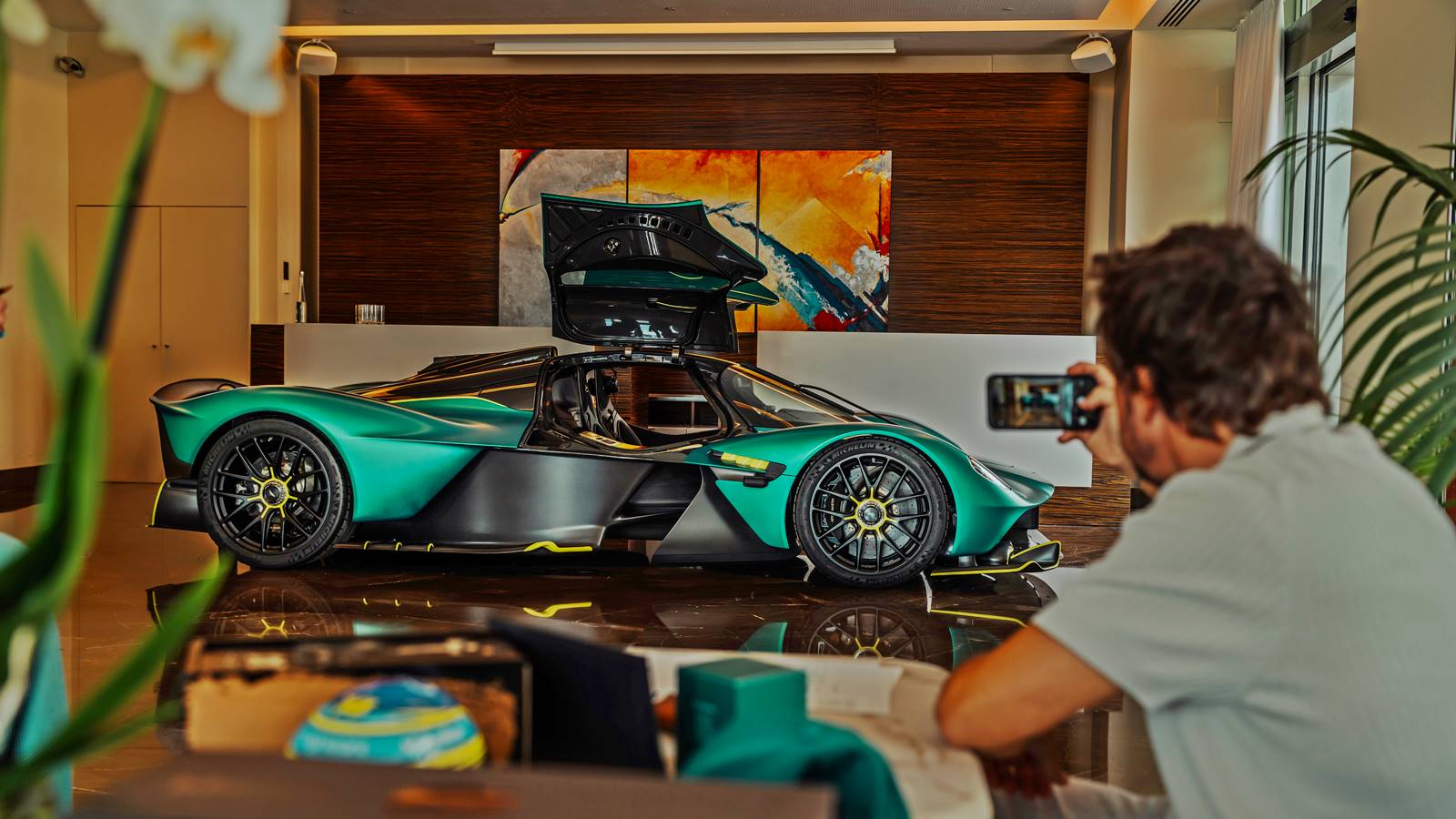 Fernando Alonso and Aston Martin Valkyrie [2024] 