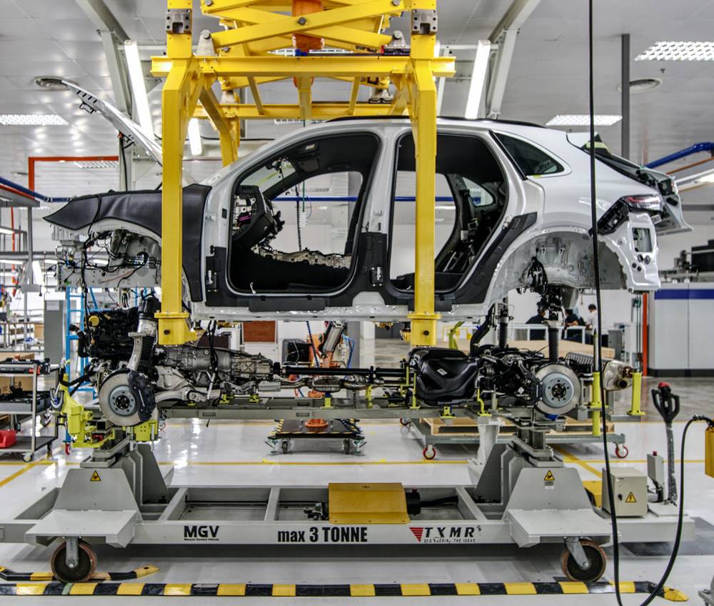 Porsche assembly in Malaysia