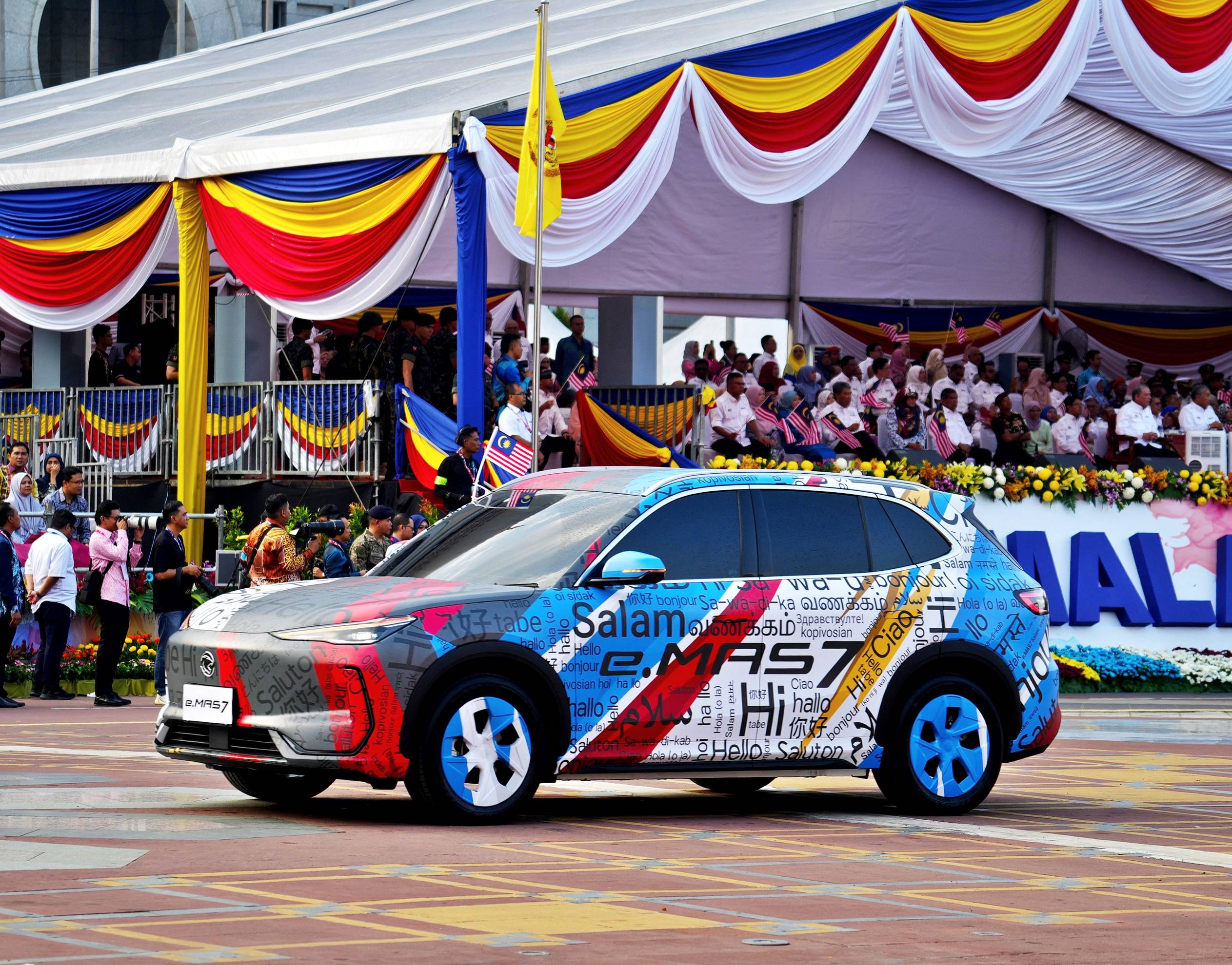 Proton e.MAS 7 ev at Merdeka Parade 2024