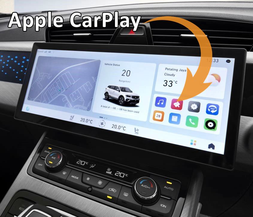 Apple CarPlay for Proton X70