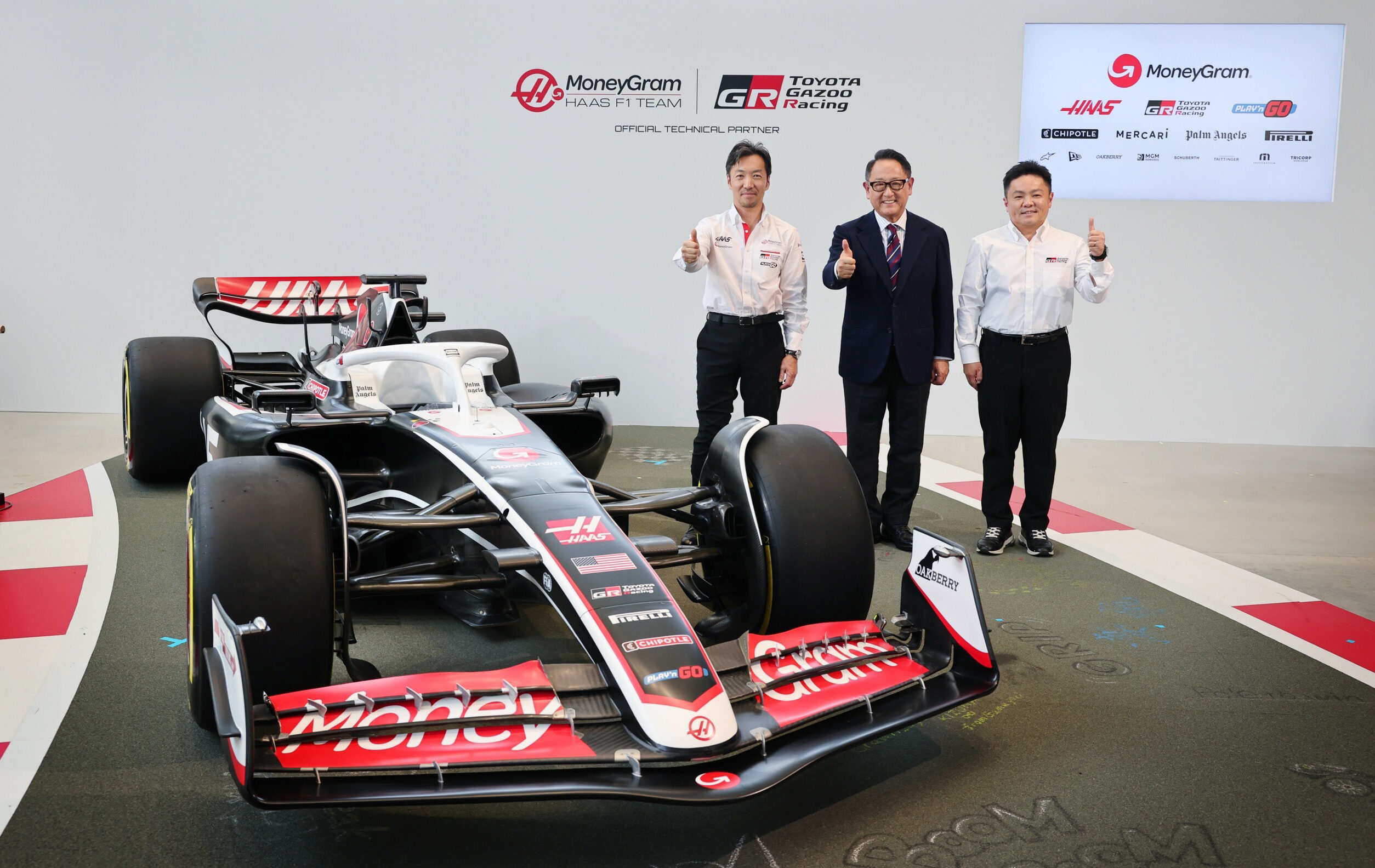 Toyota and Moneygram HAAS F1