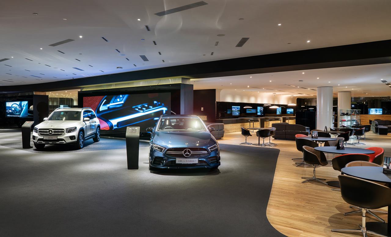 Cycle & Carriage Mercedes-Benz showroom