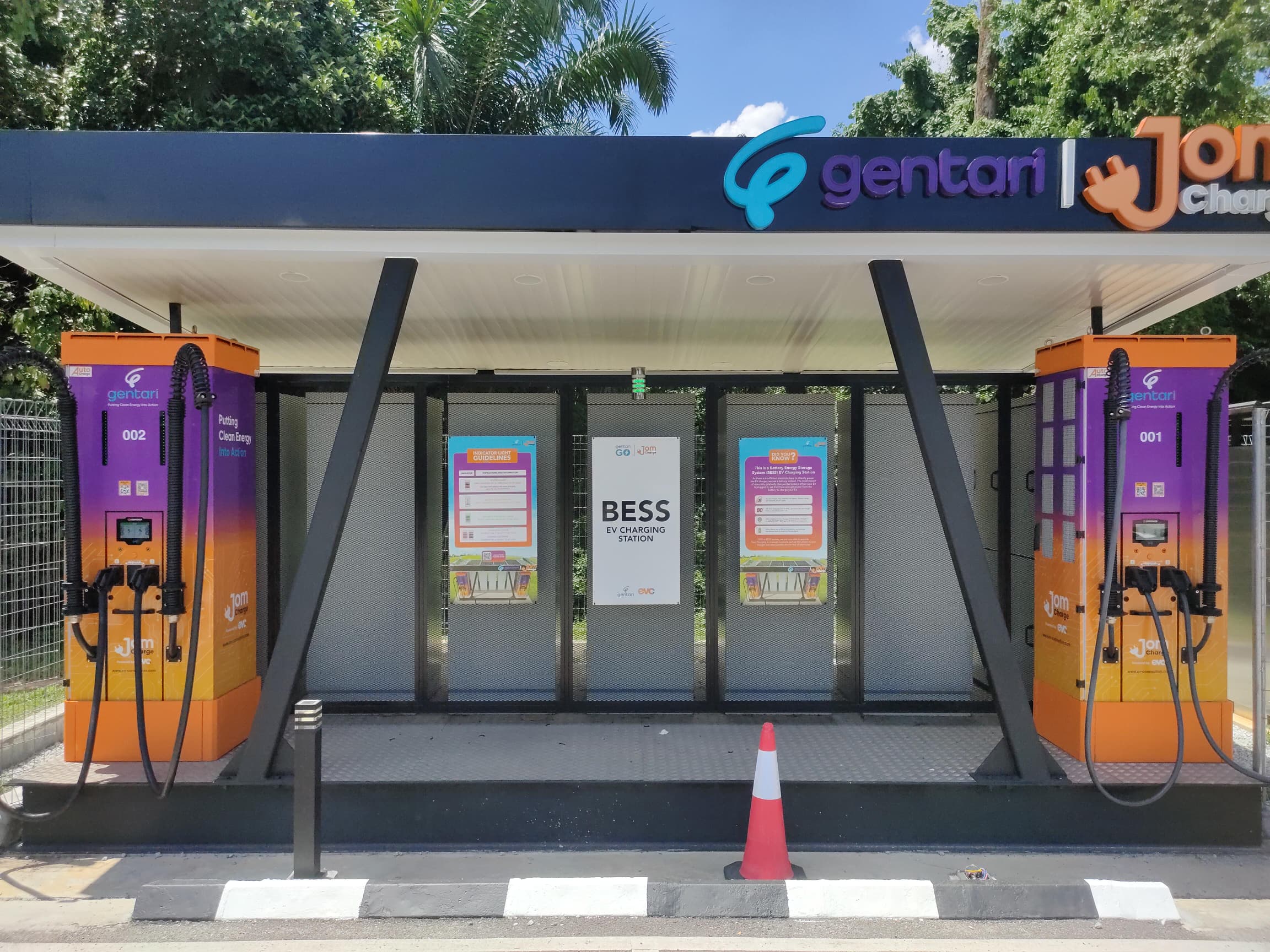 Gentari - EVC EV charging station 