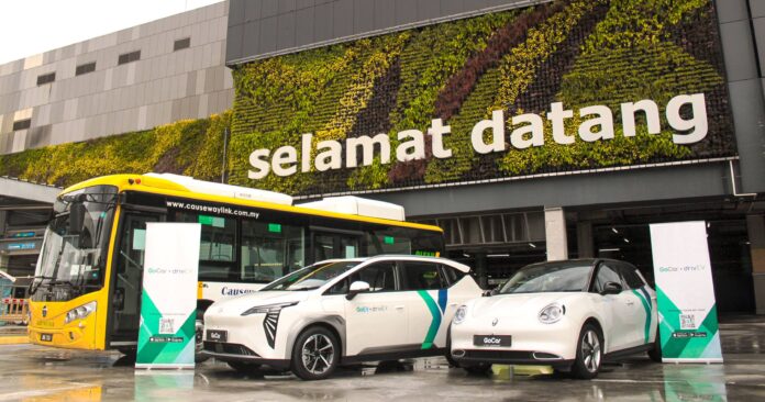 GoCar x drivEV Electric Car Sharing Commences at Toppen Shopping Centre