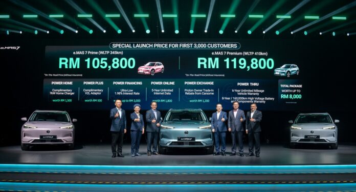 Proton e.MAS 7 EV launch